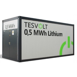 132KVA/500KWh (0.5MWh) TESVOLT POWER PLANT